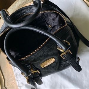 Michael Kor Black Leather Bag & Free Wallet